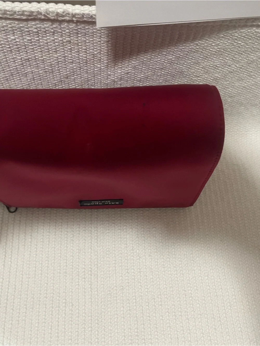 kate spade Red Nylon Cosmetic Pouch